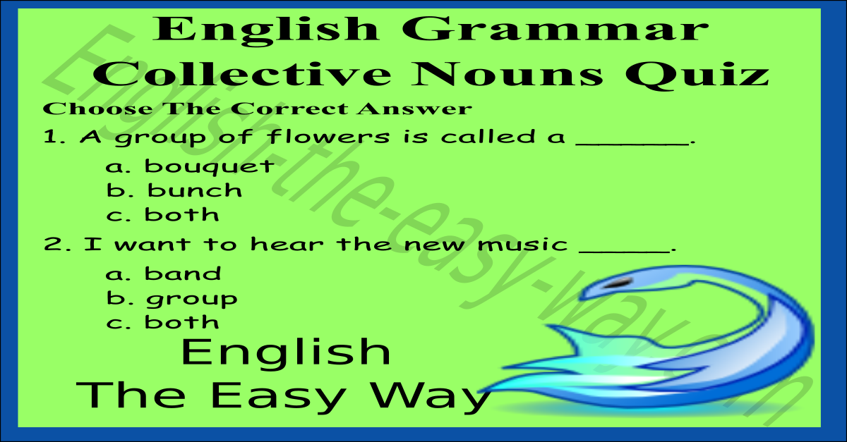 Collective Noun Quiz English Nouns English Grammar