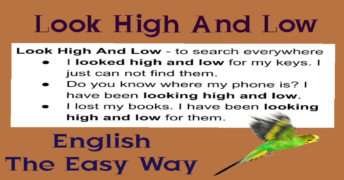 look-high-and-low-english-idioms-english-the-easy-way